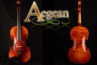 【嘟嘟牛奶糖】Aegean．高檔虎紋手工小提琴．15號琴．精緻嚴選．世界唯一限量
